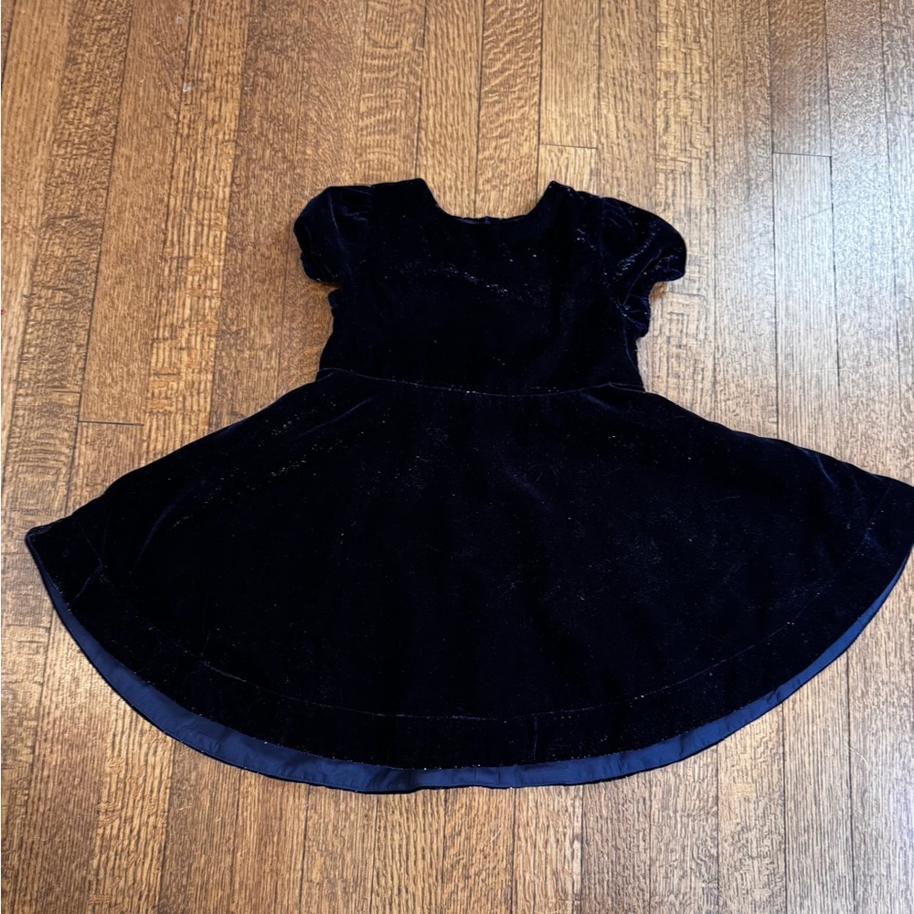 Polarn o Pyret sparkle velvet dress